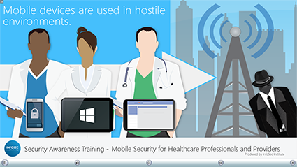 Mobile Security for Healthcare Professionals