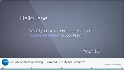 Password Security for Executives