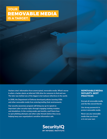 Don't Be a Target: Removable Media
