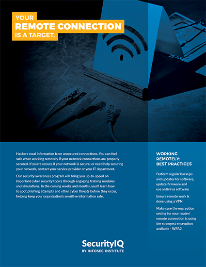 Don't Be a Target: Your Remote Connection