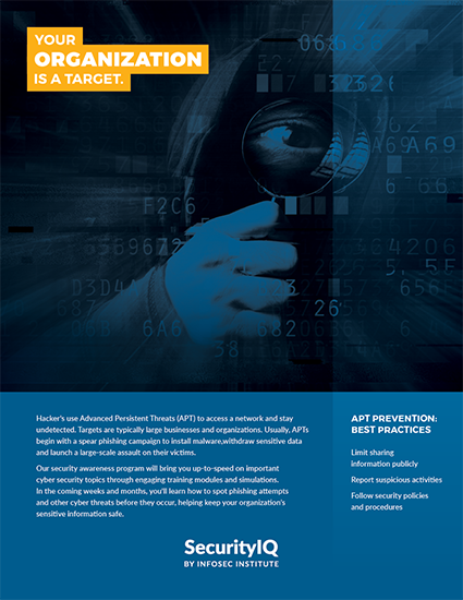 Don't Be a Target: Your Organization