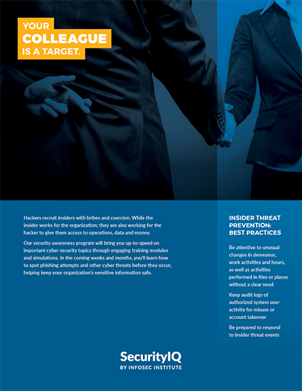 Don't Be a Target: Your Colleague