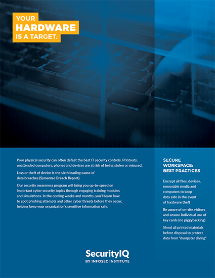 Don't Be a Target: Your Hardware