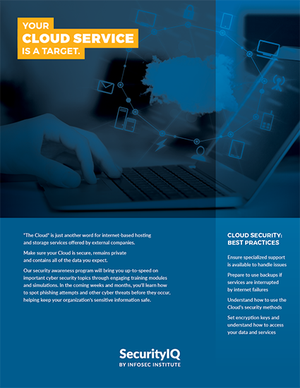 Don't Be a Target: Cloud Service