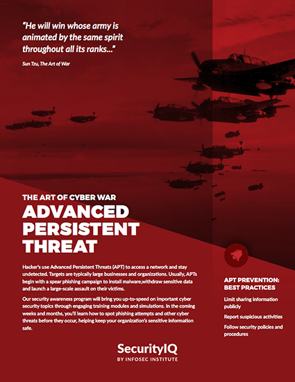 The Art of Cyber War: Advanced Persistent Threat