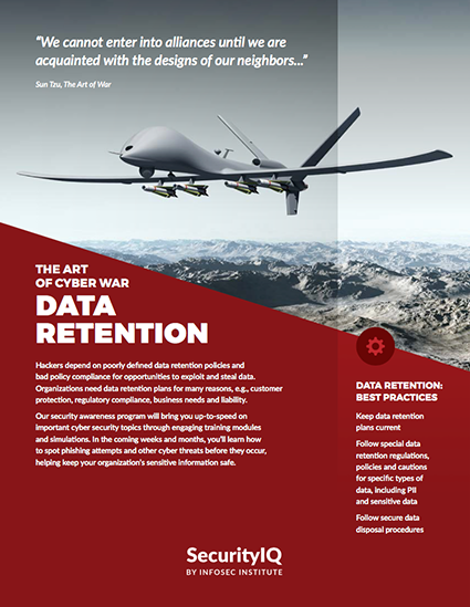 The Art of Cyber War: Data Retention