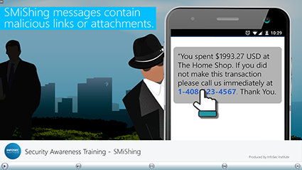 SMiShing