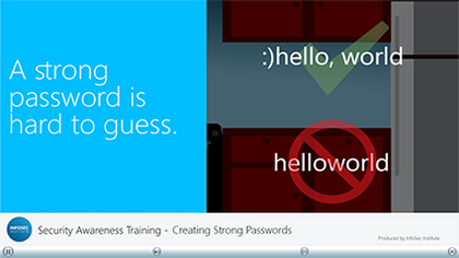 Creating Strong Passwords