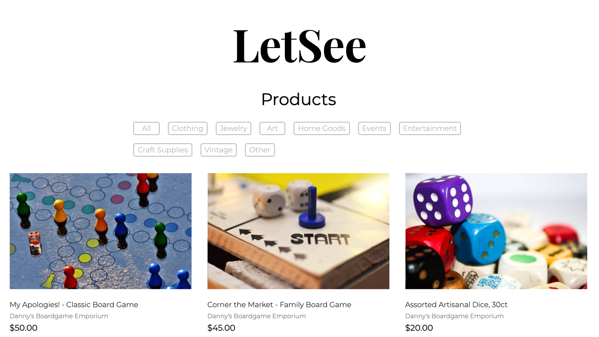 LETSEE – ONLINE MARKETPLACE – DiTech Solutions