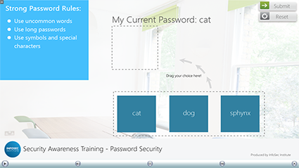 Password Security (Simplified Navigation)