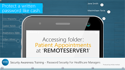 Password Security for Healthcare Managers