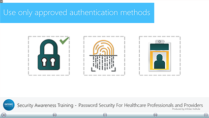 Password Security for Healthcare Professionals and Providers