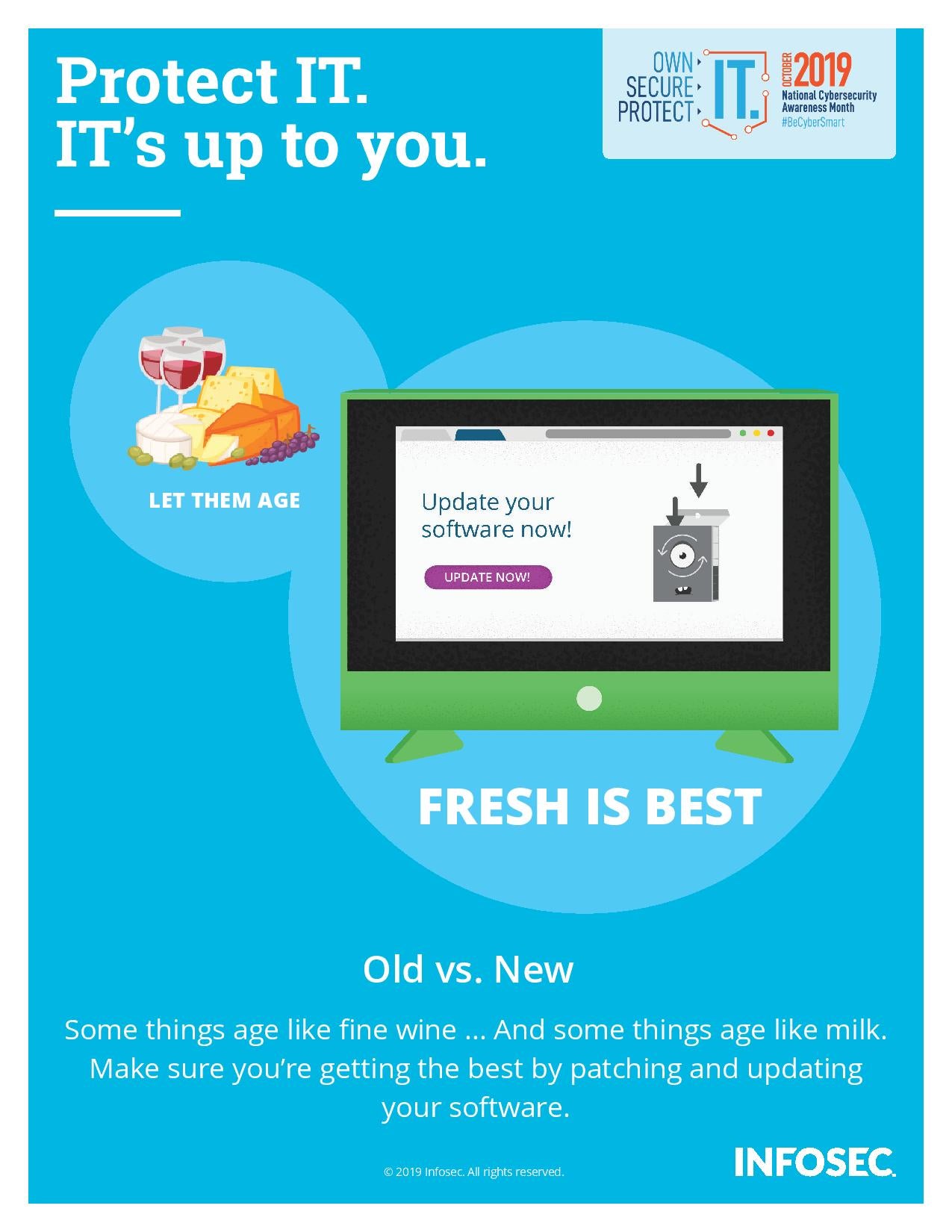 Poster - NCSAM: Software Updates – DiTech Solutions, image size:1275x1650