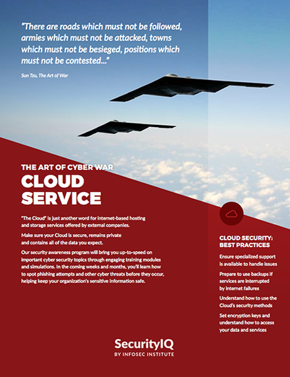 The Art of Cyber War: Cloud Service