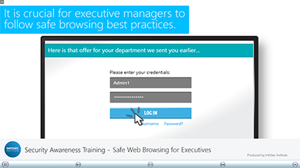Safe Web Browsing for Executives
