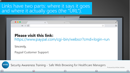 Safe Web Browsing for Healthcare Managers